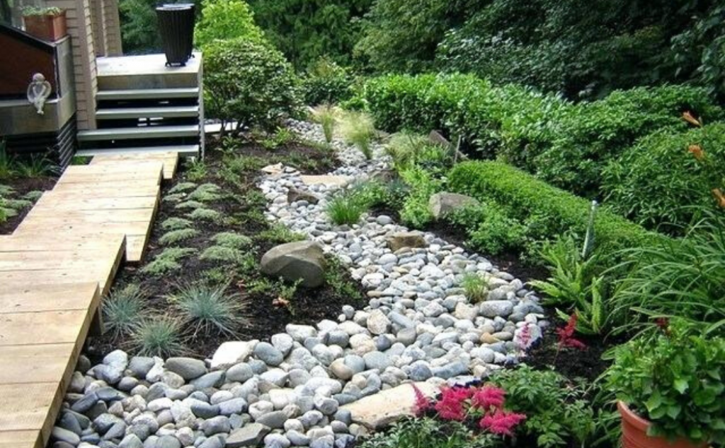 20 Inspiring Dry Riverbed Landscaping Ideas In 2020 3552