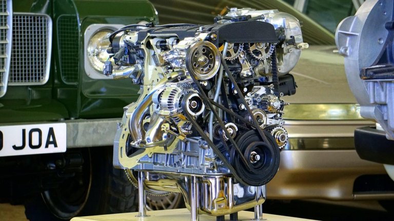 car engine assembled in one of O'Reilly Auto Parts triple net leases