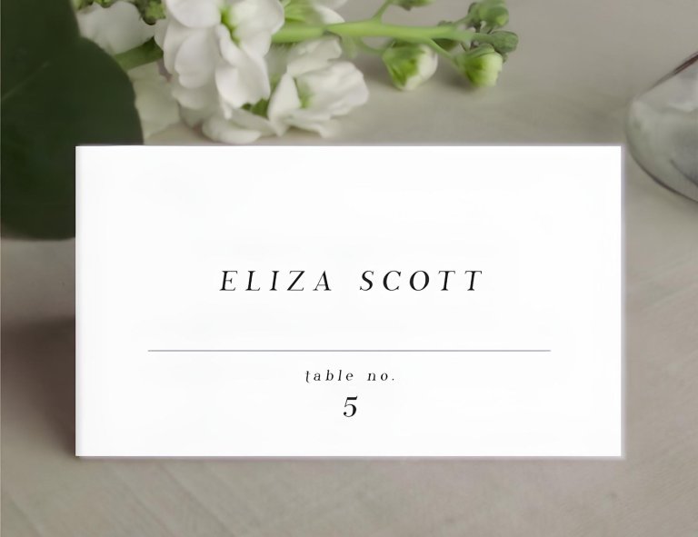 Escort card